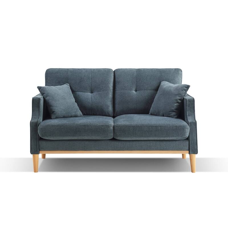 2 Seat waterproof fabric Loveseats with USB Charge Port , 2 Pillows