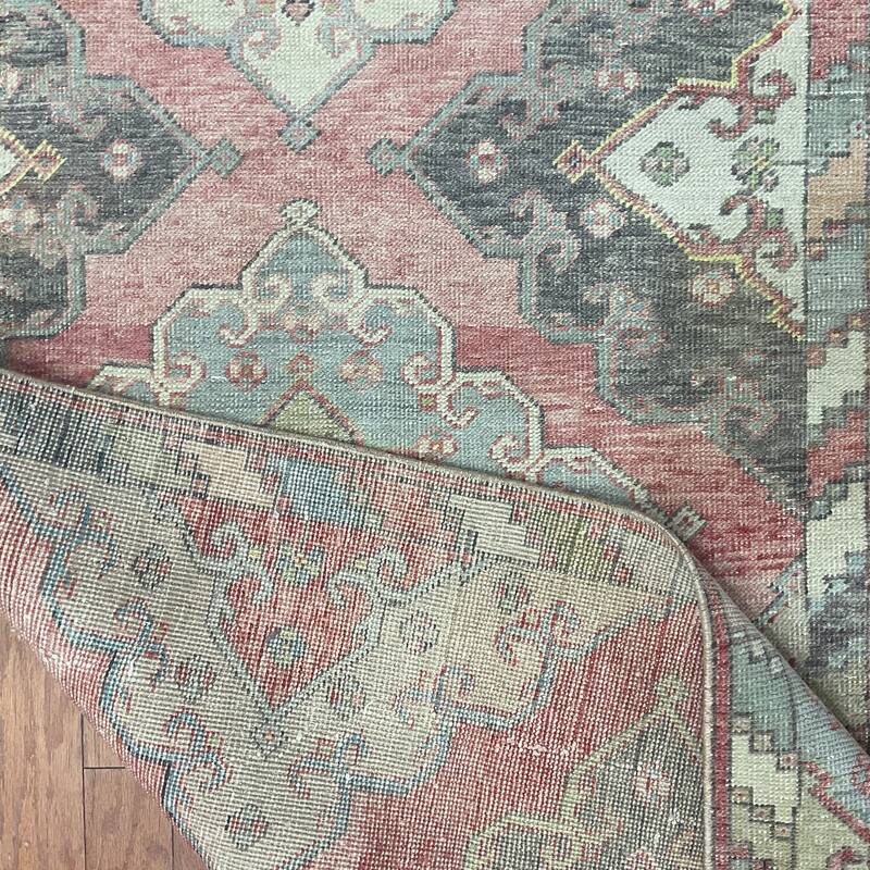 HERAT ORIENTAL Handmade Turkish Oushak Wool Runner - 3'3" x 11'2"