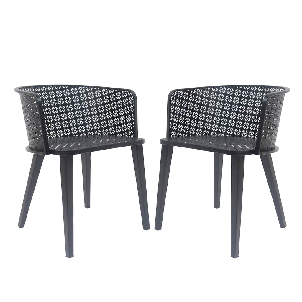 Accent Chair Outdoor Chairs Patio Armchairs with Iron Frame, Club Chairs Leisure Chair Dining Chair Side Chair