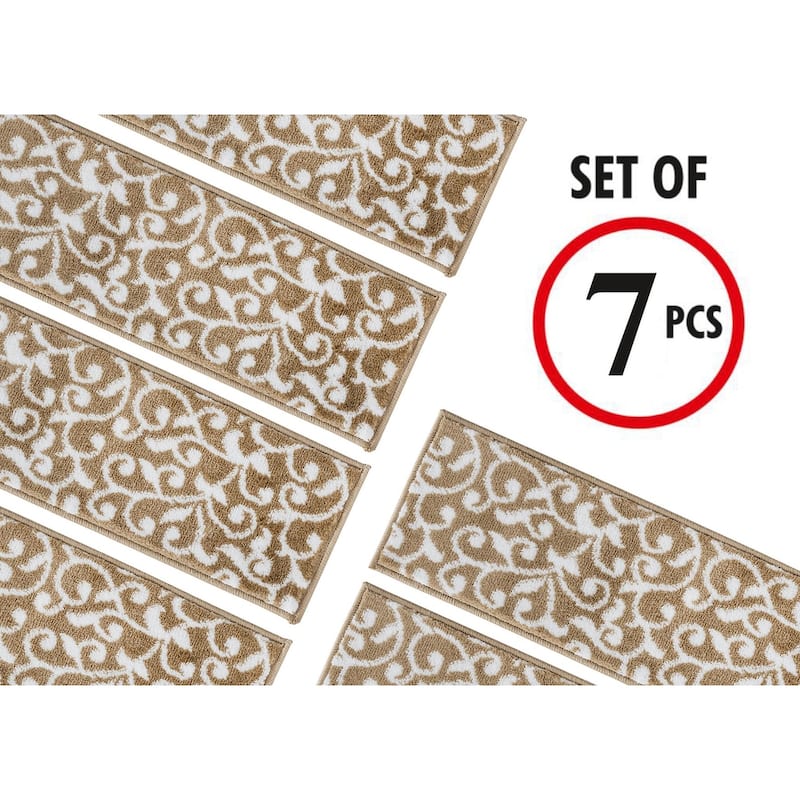 SussexHome Leaves Pattern Stair Treads