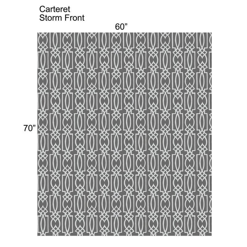 Flannel Velvet Carteret Couch Cover Throw Blanket, 60" x 70"