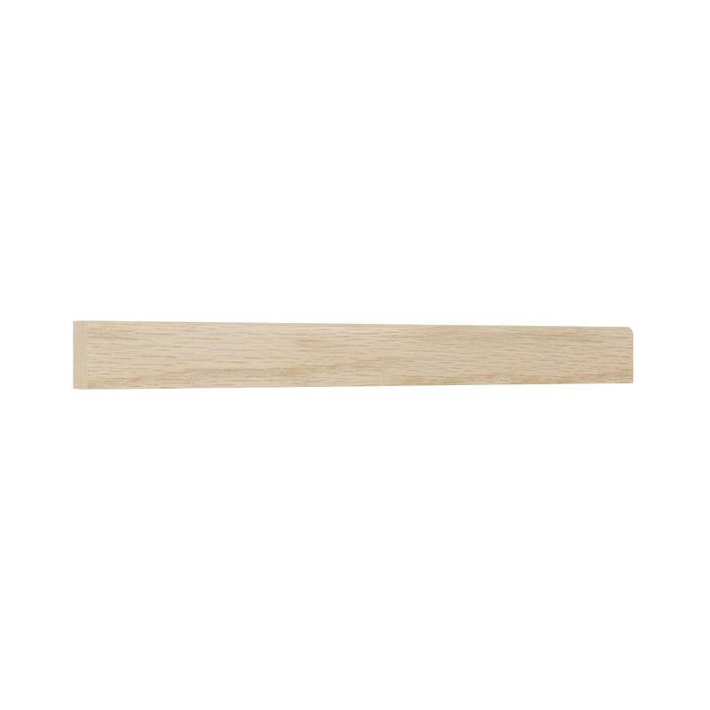WM52: 7/16-in D x 3/4-in W x 96-in L Americraft Solid Hardwood Stain Grade Shoe Moulding