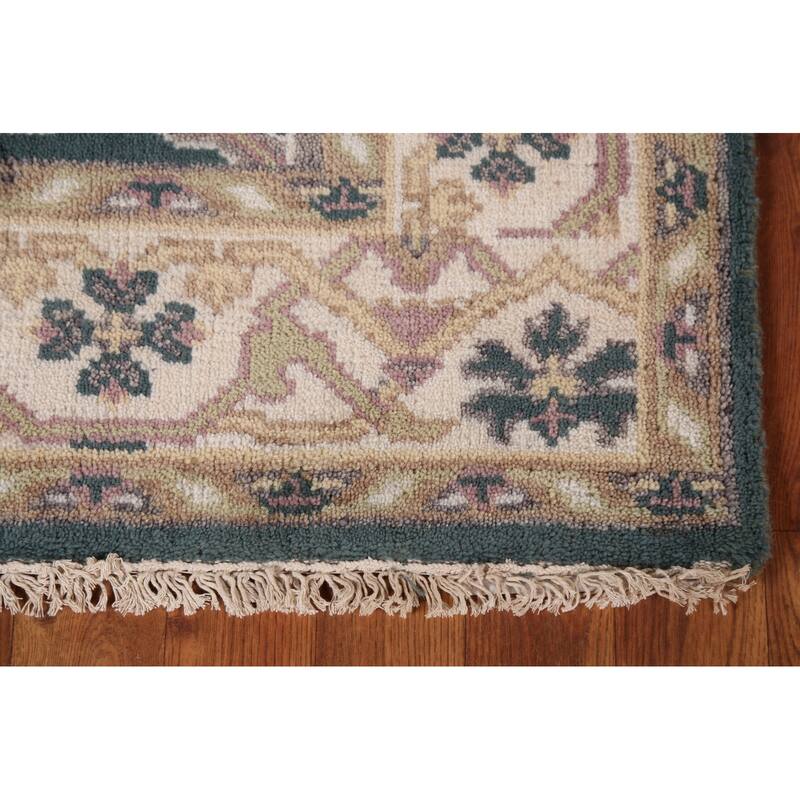 Oushak Indian Area Rug Handmade Wool Carpet - 4'2"x 6'1"