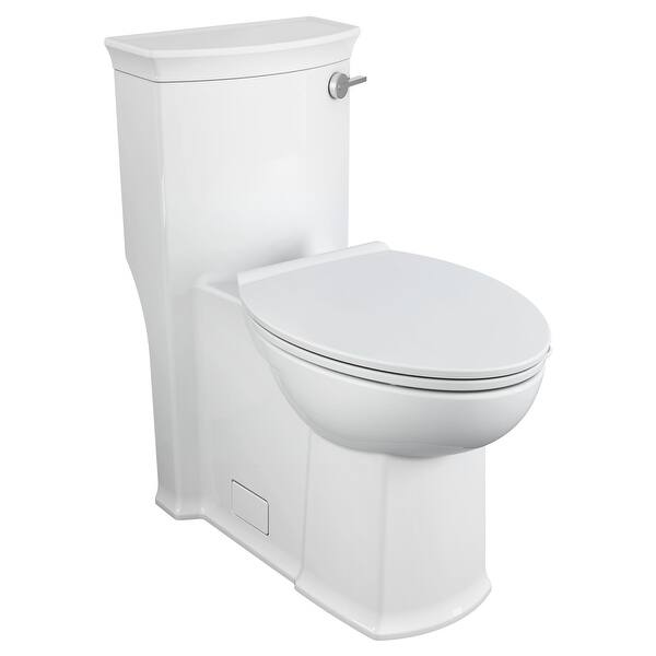 DXV Wyatt 1.28 GPF Floor Mounted Elongated Toilet Includes Seat Bed