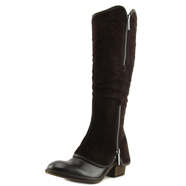 Donald J Pliner DEVI5-HVZW Round Toe Leather Over the Knee Boot