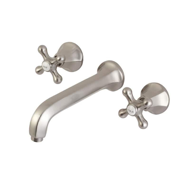 Kingston Brass Metropolitan Wall Mounted Tub Filler - Brushed Nickel