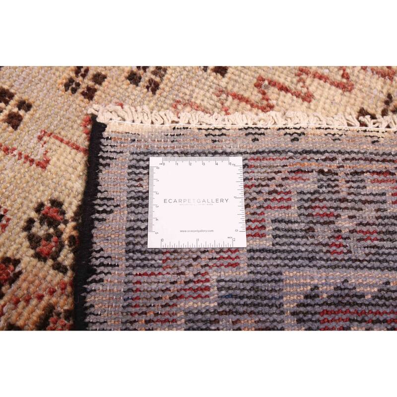 ECARPETGALLERY Hand-knotted Antalya Vintage Dark Copper Wool Rug - 4'5 x 6'7