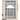 Gray Embroidery Kitchen Curtain 3PC Set Swag and 34 inches Long Tiers Set - 55" x 34"