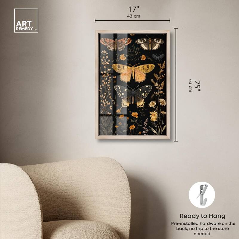 Winged Visitors II Shadowbox by Art Remedy