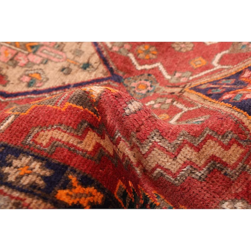 ECARPETGALLERY Hand-knotted Konya Anatolian Dark Red Wool Rug - 3'6 x 10'2