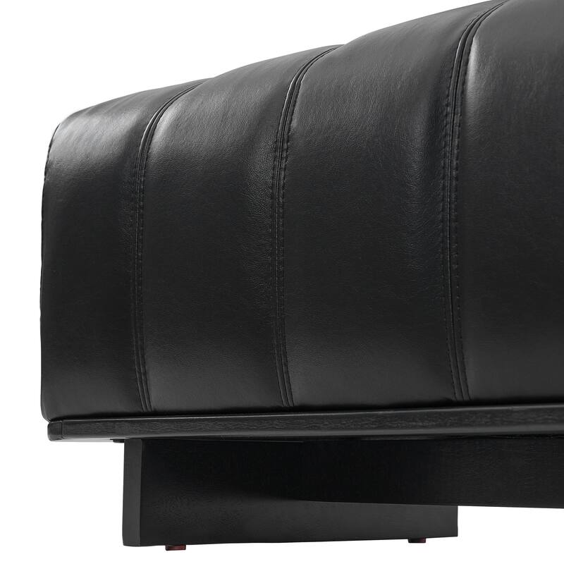 Christopher Knight Home - Modern Upholstered Dining Bench with Faux Fur Tufted Seating