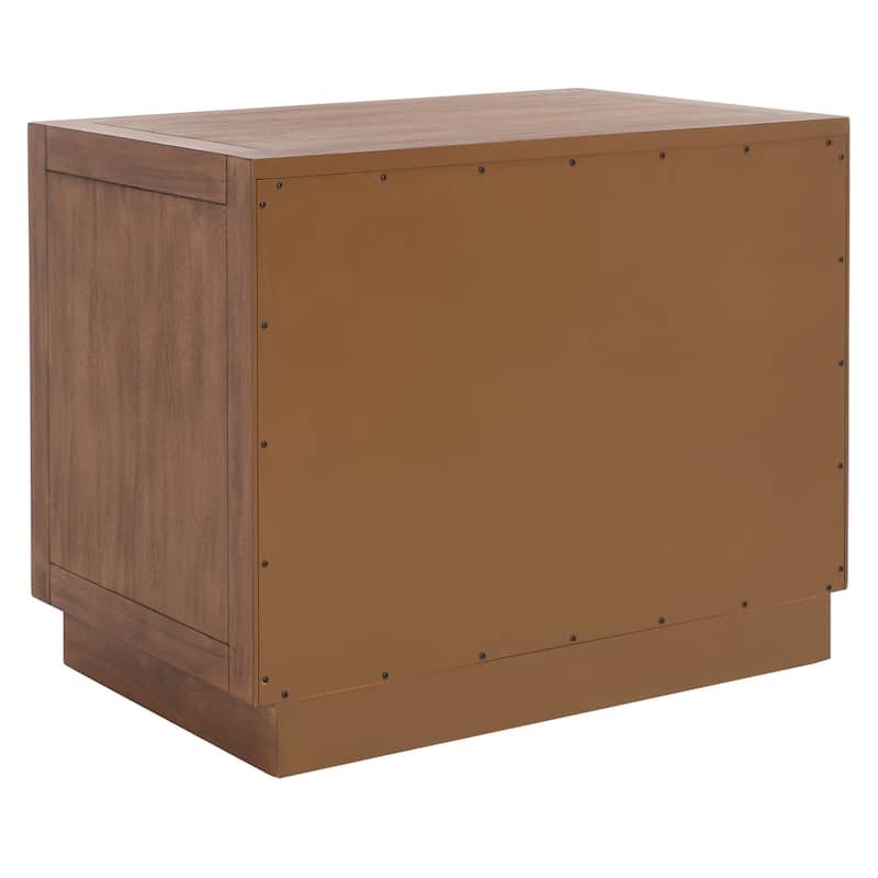 SAFAVIEH Couture Dzanna 2-Drawer Wood Nightstand