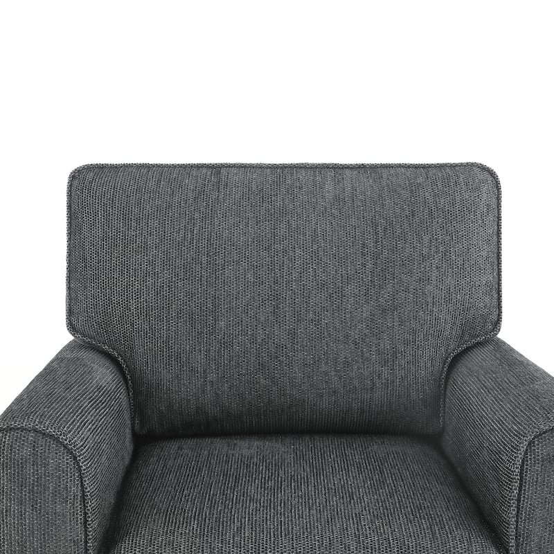 360° Swivel Chair Accent Barrel Armchair Swivel Sofa Chair with Side Pockets for Living Room, Bedroom, Office and Hotel
