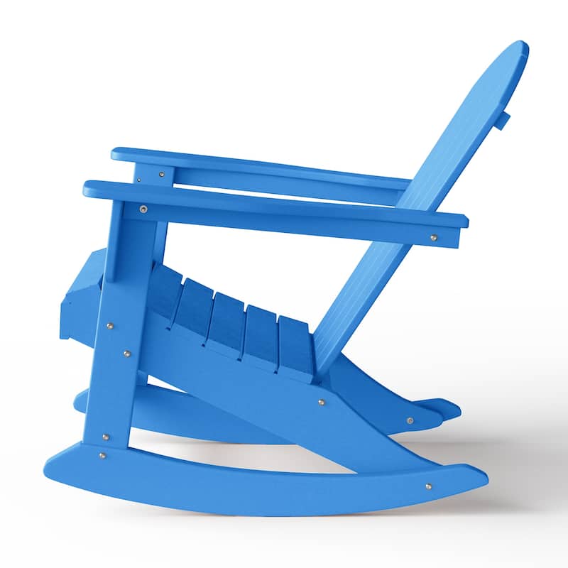 Polytrends Laguna Hdpe All Weather Outdoor Patio Rocking Chair