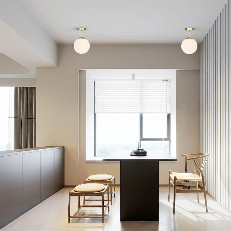 Light Society Tesler Globe Ceiling Light