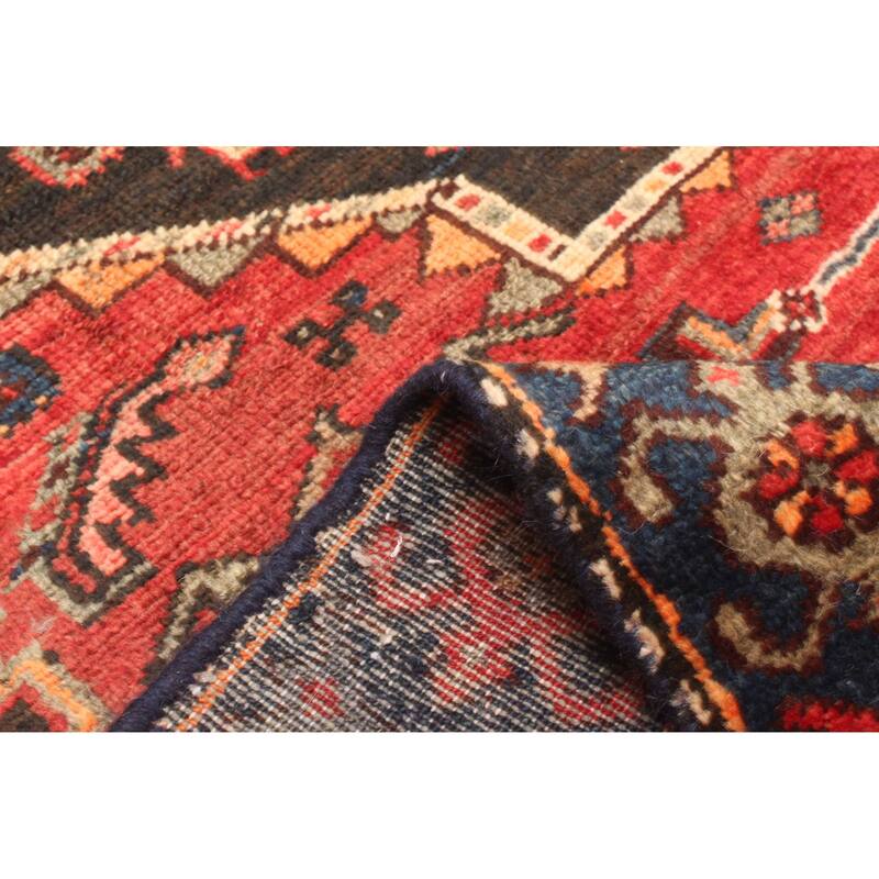 ECARPETGALLERY Hand-knotted Anatolian Vintage Red Wool Rug - 3'8 x 6'9
