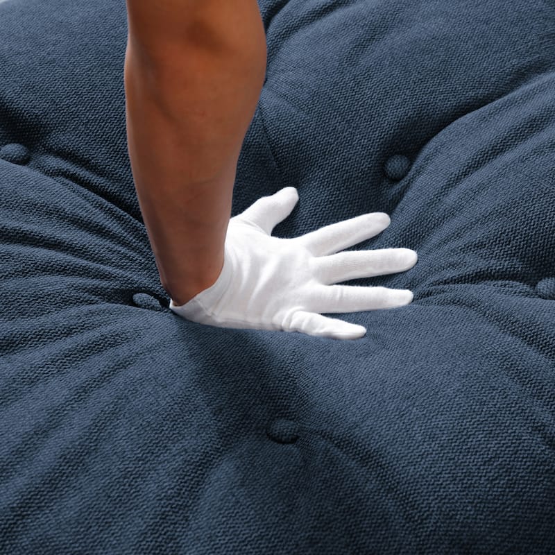 130" U Shaped Sectional Sofa with Console and Cup Holders, 6 Seat Upholstered Couch with Chaise for Living Room