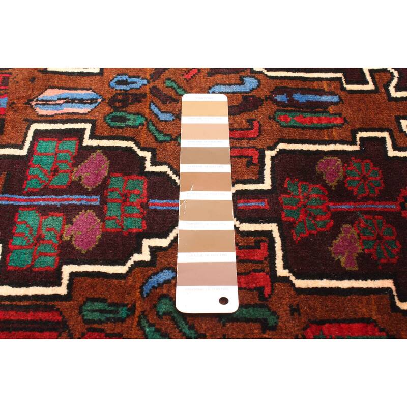 ECARPETGALLERY Hand-knotted Teimani Dark Brown Wool Rug - 2'9 x 4'6