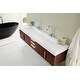preview thumbnail 7 of 13, James Martin Vanities Mercer Island 72" Double Vanity, Coffee Oak with Brushed Nickel Hardware