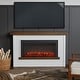 preview thumbnail 2 of 23, Real Flame Bernice Electric Landscape Fireplace 67"
