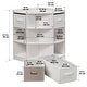 preview thumbnail 5 of 5, Badger Basket Corner Cubby Storage with Reversible Baskets