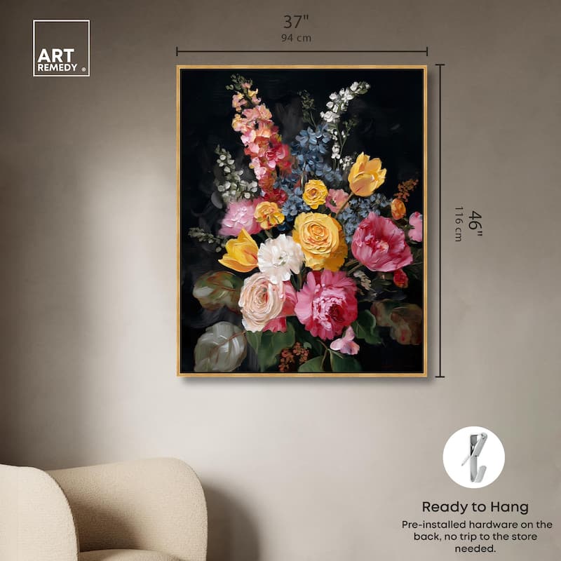 Garden Richness I Canvas by Art Remedy