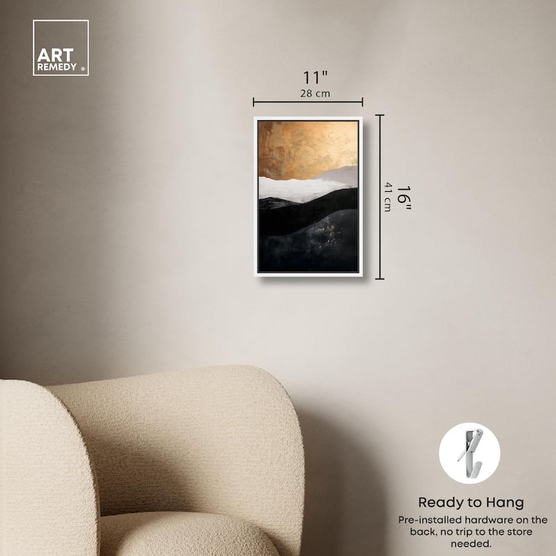 Golden Vista I Canvas by Art Remedy