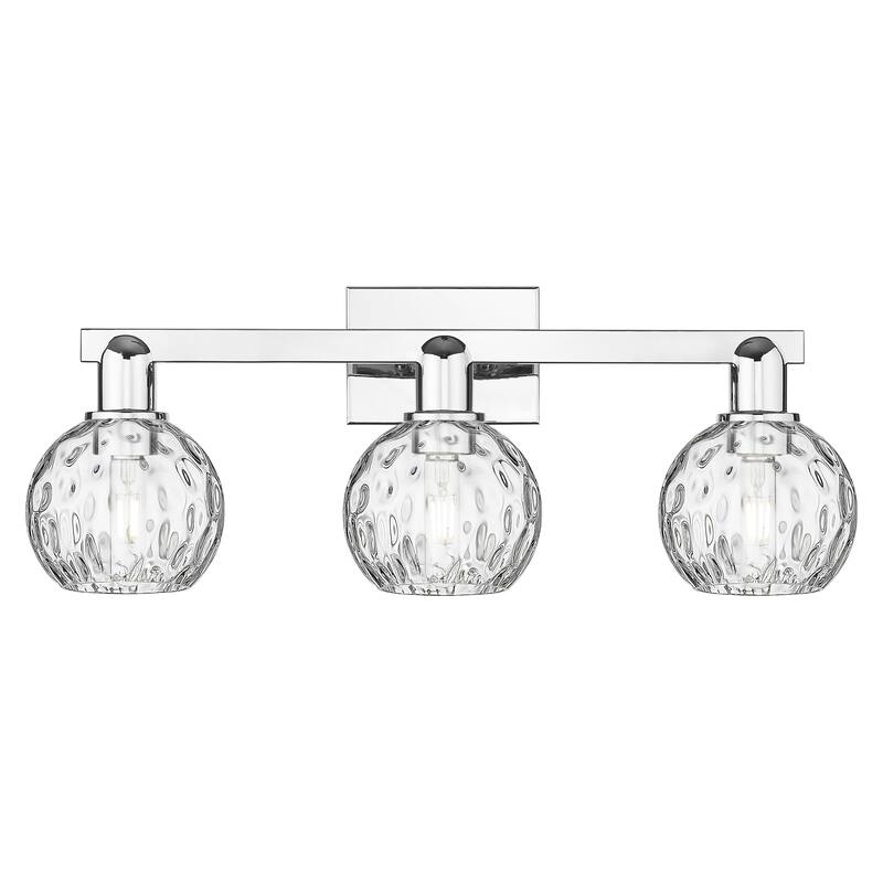 Innovations Lighting Endless Possibilities Arcadia - Athens Water Glass - 3 Light 25" Bath Vanity Light
