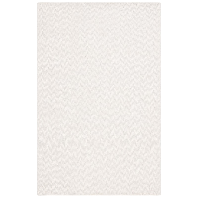 SAFAVIEH Handmade Glamour Ostilia Chevron Viscose Rug - 8' x 10' - Ivory