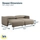 preview thumbnail 10 of 37, Serta Tyson Convertible Sofa