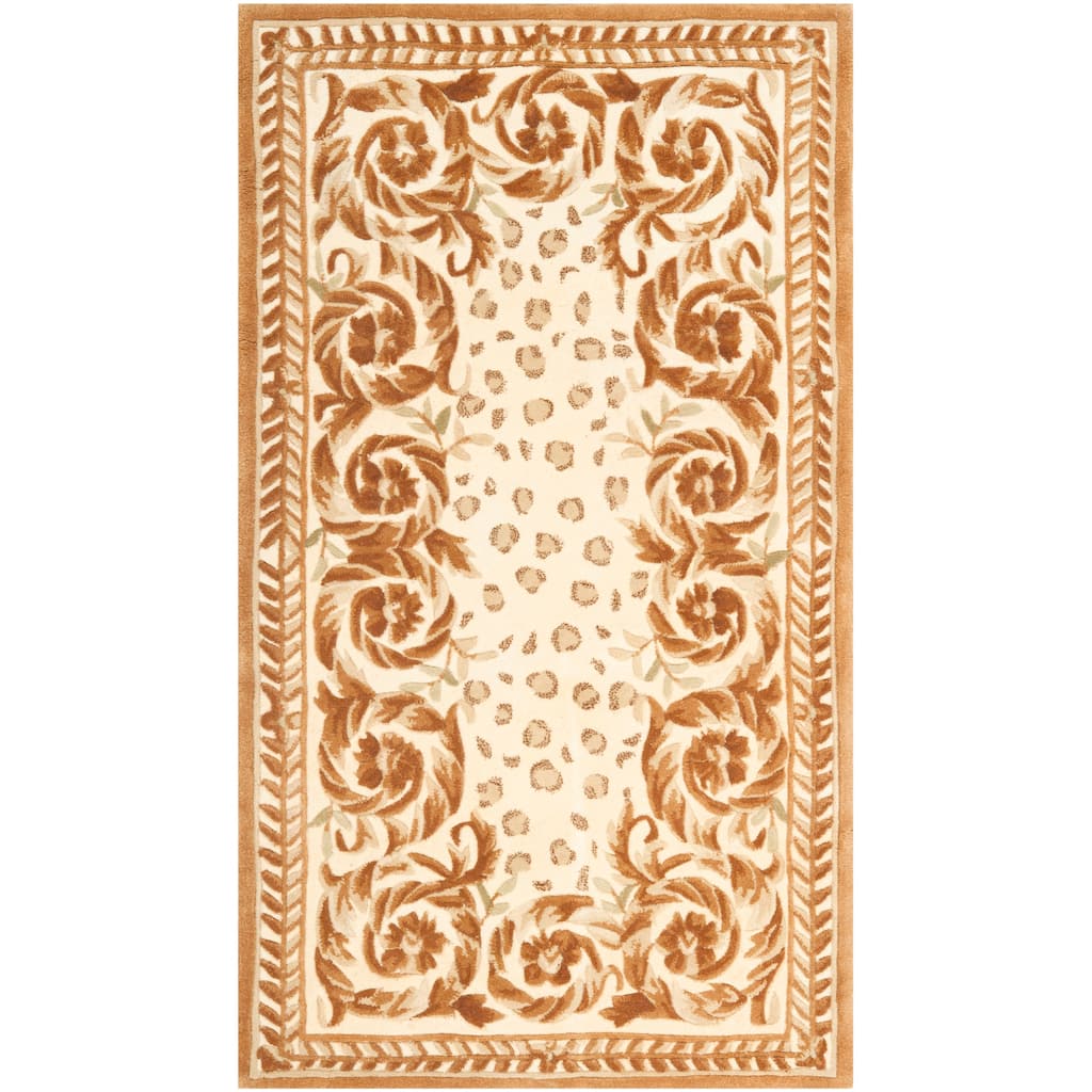 SAFAVIEH Handmade Naples Yanne Traditional Oriental Scrolls Wool Rug