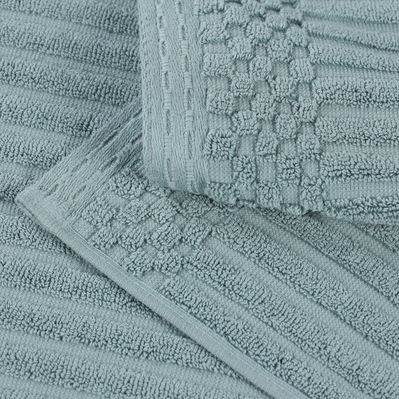 Superior Soho Ribbed Cotton Hand Towel Set of 4