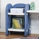 preview thumbnail 27 of 25, Qaba Kids Table and Chair Set, Storage Desk with Bookshelf for Study, Crafts, and Homeschooling