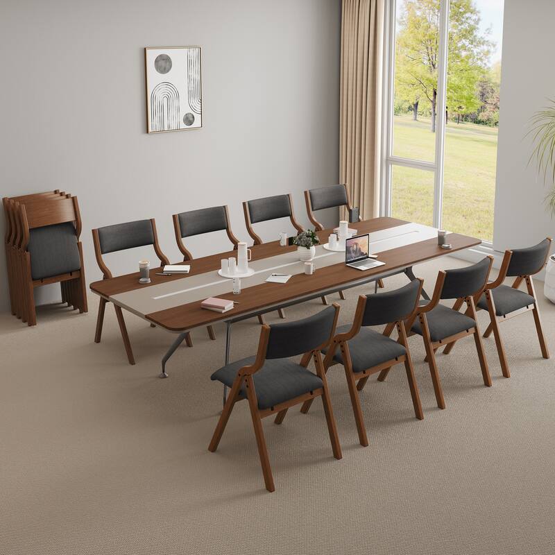 Upholstered Folding Dining Chair, Space Saving, Easy To Carry, Dining Room, No Assembly Required, 2-Pack