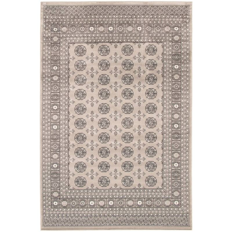 ECARPETGALLERY Bokhara Traditional Rug - 5'3" x 8'0" - Grey