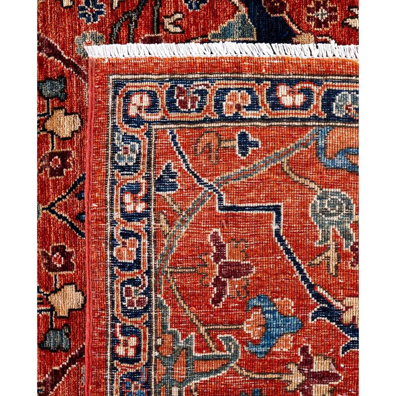 Serapi One-of-a-Kind Hand-Knotted Area Rug - Red - 8' 11" x 11' 9"