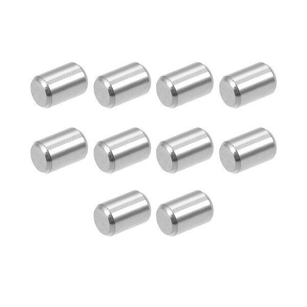 Shop 10Pcs 4mm x 6mm Dowel Pin 304 Stainless Steel Shelf Pin Fasten Elements 6mm 10Pcs On