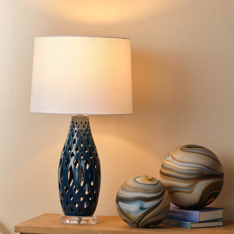 Alden Decor Kenne Ceramic Table Lamp