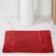 preview thumbnail 1 of 77, Better Trends Bath Rug 100% Cotton Water Absorbent Tufted Bathroom Rugs for Shower, Sink Mats Machine Wash Granada Collection 17" x 24" Rectangle - Red