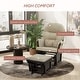 preview thumbnail 5 of 43, HOMCOM Nursery Glider Rocking Chair with Ottoman Cushion Seating