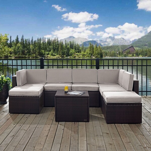8 piece best sale wicker patio set