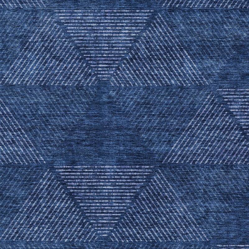 HomeRoots Geometric Transitional Rectangle Outdoor Rug