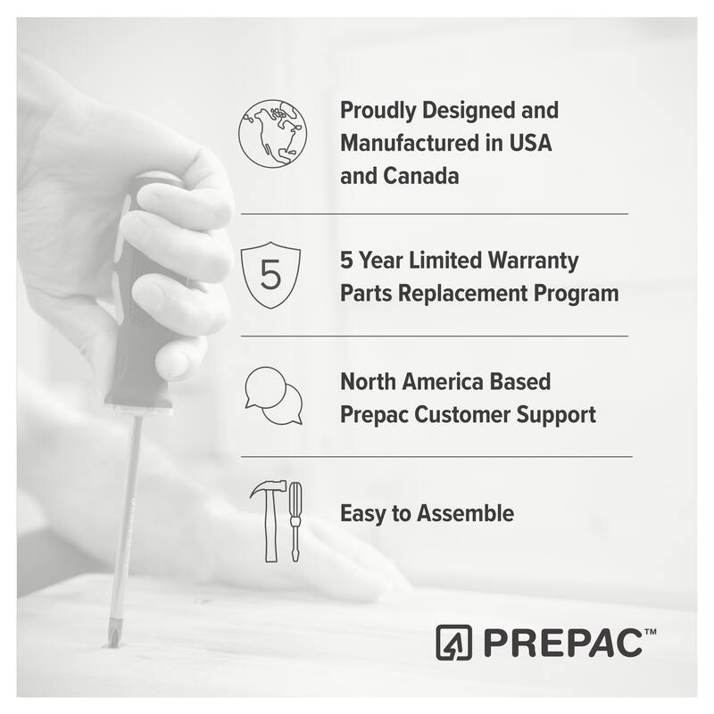 Prepac Elite Wall Cabinet with Panel Doors 12.75" D x 54" W x 24" H - 54 in W x 24 in H x 12.75 in D