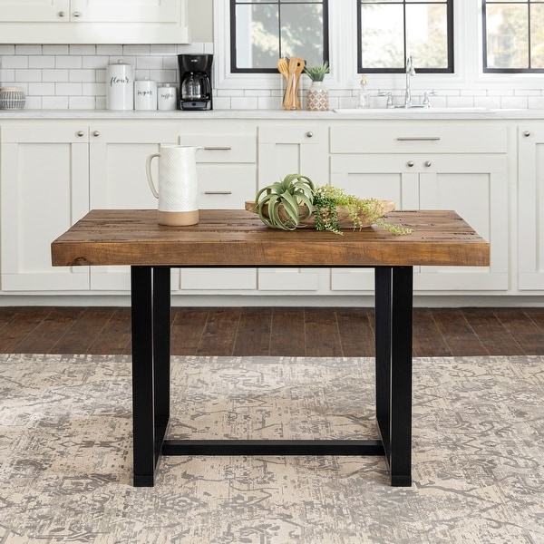 Middlebrook Solid Wood 52 inch Distressed Dining Table On Sale