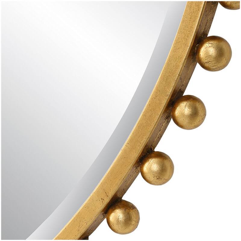 Uttermost 097-TAZA-MIRROR Taza 32" Diameter Circular Framed Bathroom