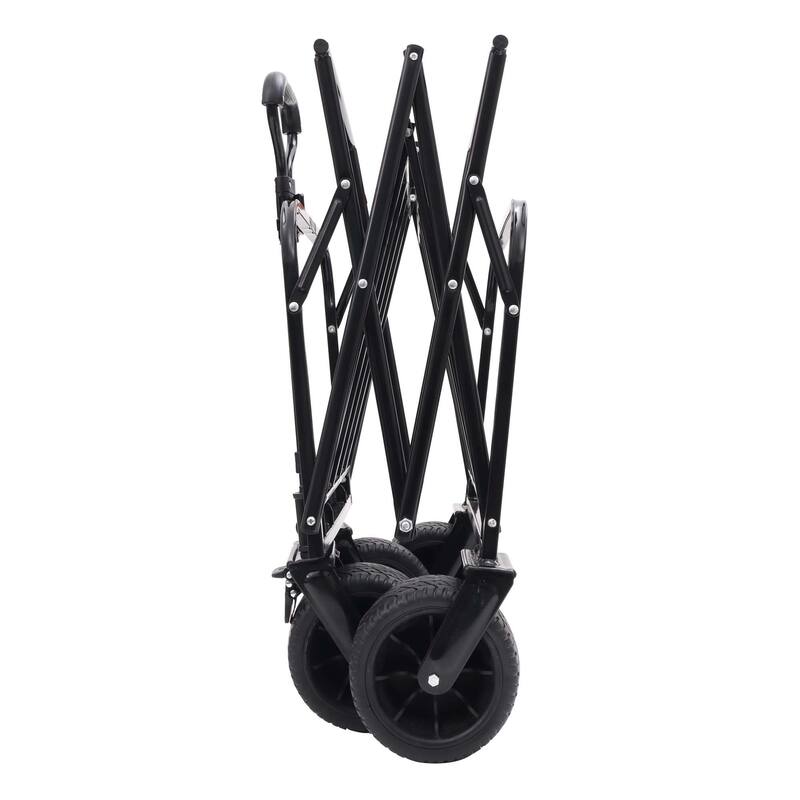 3.1 cu ft. Steel Foldable Wagon Cart