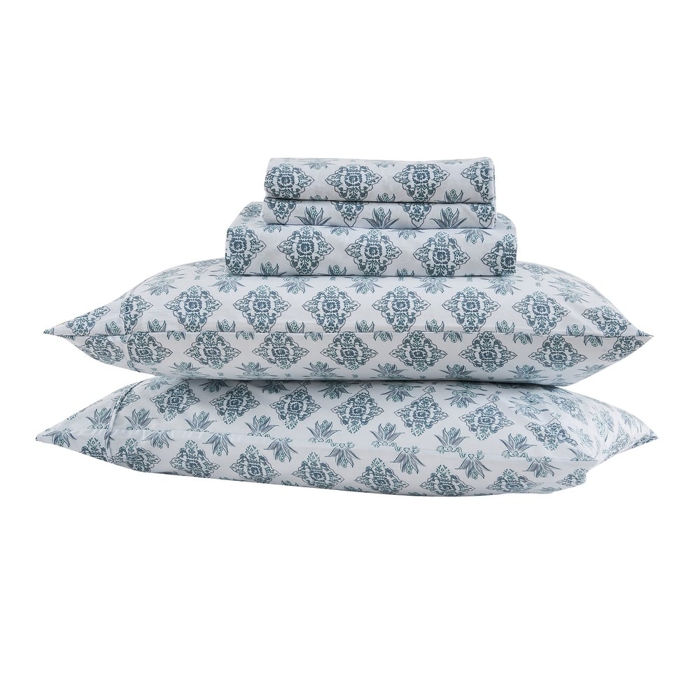 Patina Vie Maison Cotton & Rayon from Bamboo Blend Printed Sheet Set