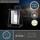 preview thumbnail 9 of 8, Vaxcel Lighting Blackwell 14" Tall Outdoor Wall Sconce