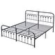 preview thumbnail 29 of 34, Industrial Metal Platform Bed Frame with Headboard Twin/Full/Queen/King Size Bed