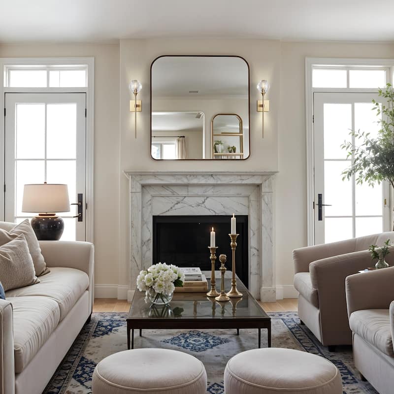 Modern Armed Wall Sconce - Metal, Glass & Matte Black, Crystal Clear 1-Light Wall Sconce for Bedroom or Bathroom in Modern Style